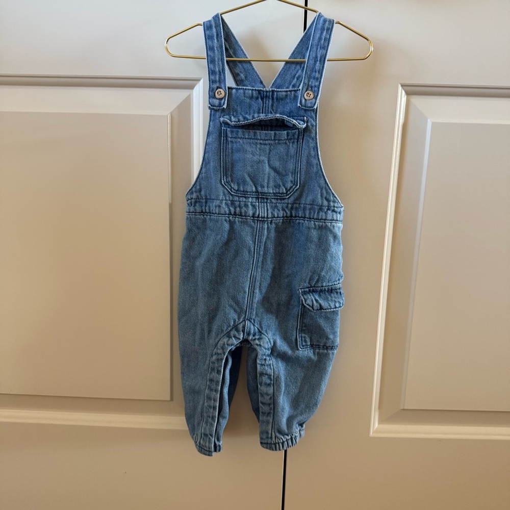 Zara Kids Light Blue Overalls
